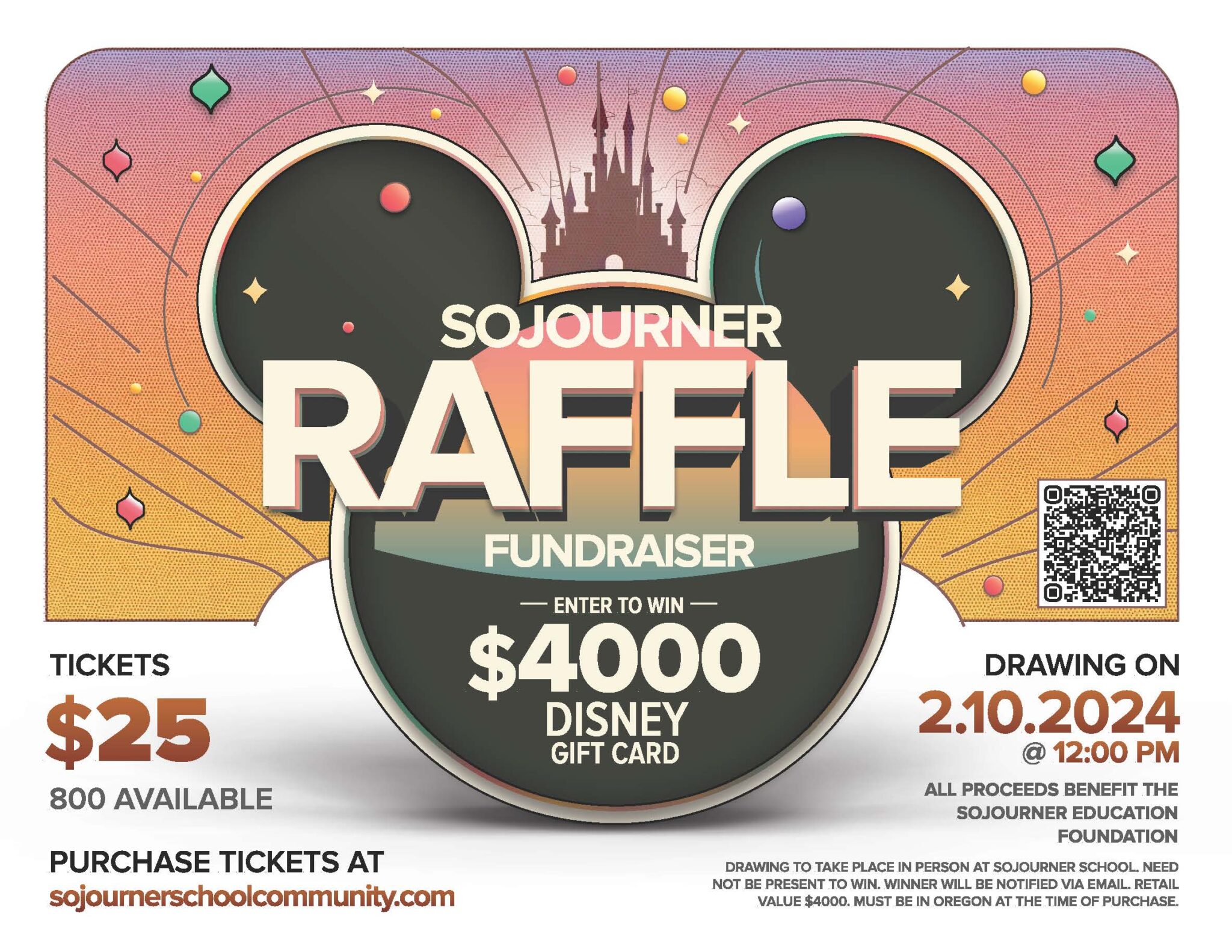 Destination Disney Raffle 2024 Sojourner School Community   SojoRaffleFlyer2024 2048x1583 